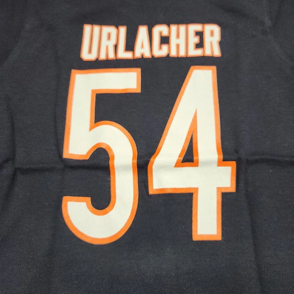 Urlacher 54 Chicago Bears Baby Bodysuit 3-6M Cotton Team Apparel Navy 142